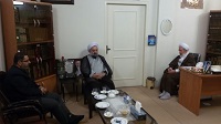 دیدار با امام جمعه سپاهان شهر در جهت گسترش فعالیتهای قرآنی